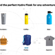 Hydro Flask makes a range of double wall vacuum insulated, stainless steel drinkware, including water bottles, in pretty much any size you might need. Plus, their extensive color options will quench your thirst for style as you hydrate.